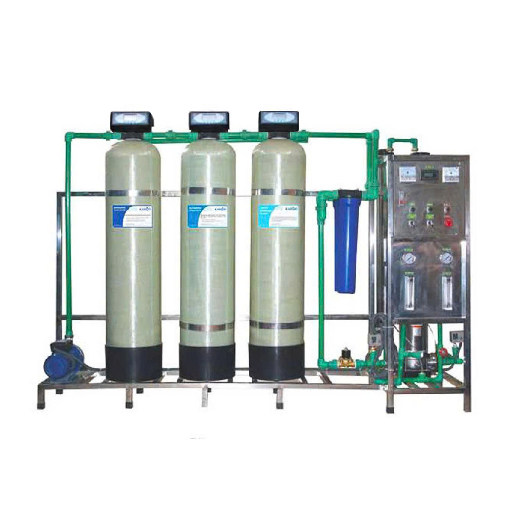 Hệ thống lọc nước RO công xuất lớn 500L không tủ Karofi KCN-500