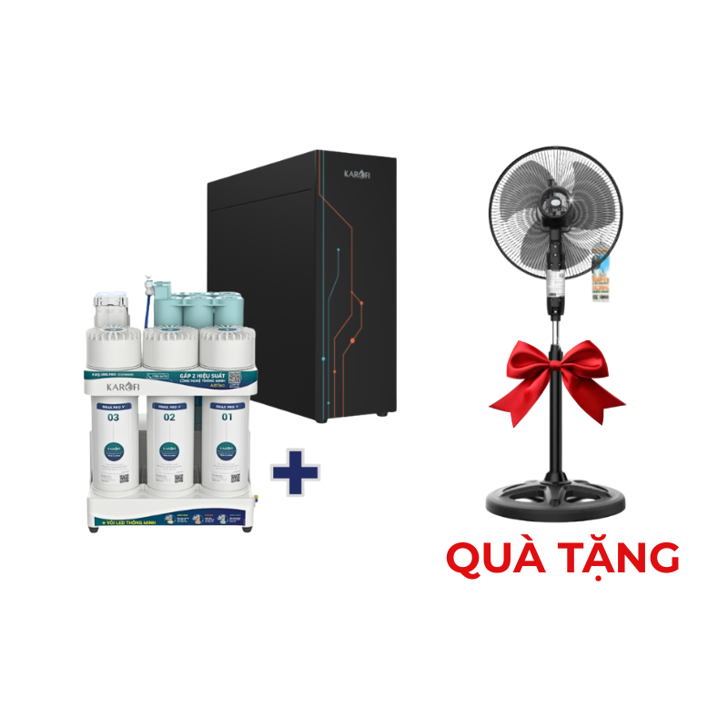 Máy lọc nước để gầm tích hợp máy làm nóng lạnh để gầm KAQ-U95 Pro + KAO-T90