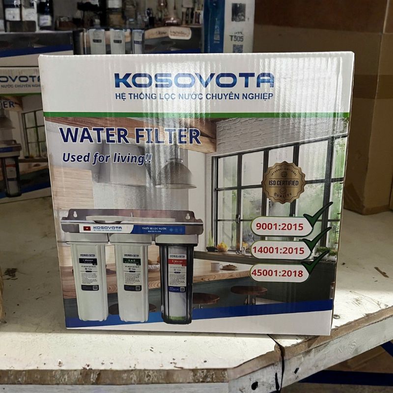 Bộ Tiền Lọc Nước 3 Cấp 10" Kosovota KSV.TL3.10
