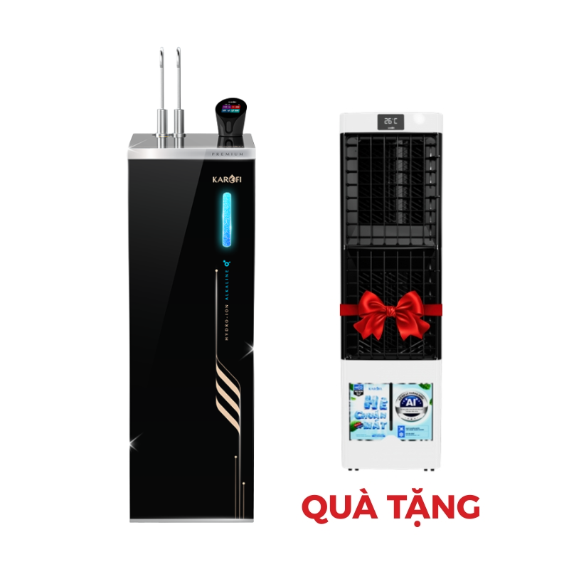 Máy lọc nước nóng lạnh Hydro-ion Kiềm Karofi SA8 PREMIUM