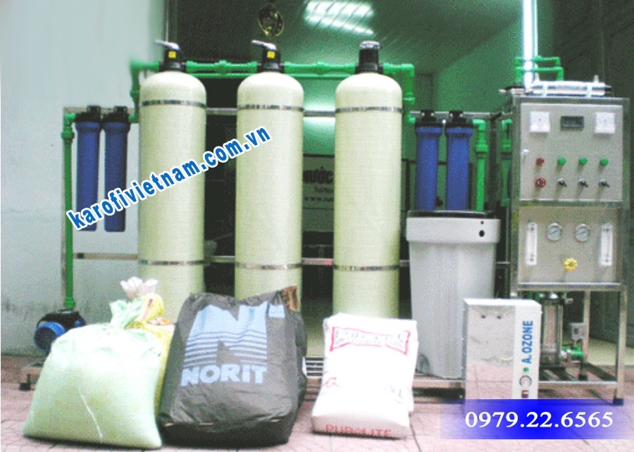 Máy lọc nước Karofi công nghiệp có tủ công suất 350l/h